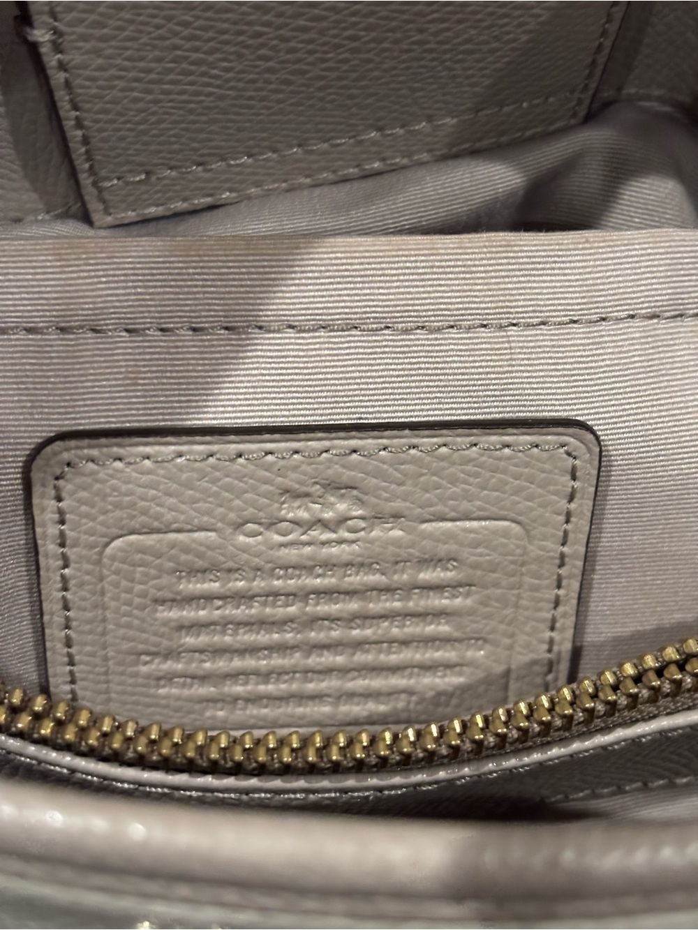 Coach colorblock leather carryall handbag - Picture 8 of 9